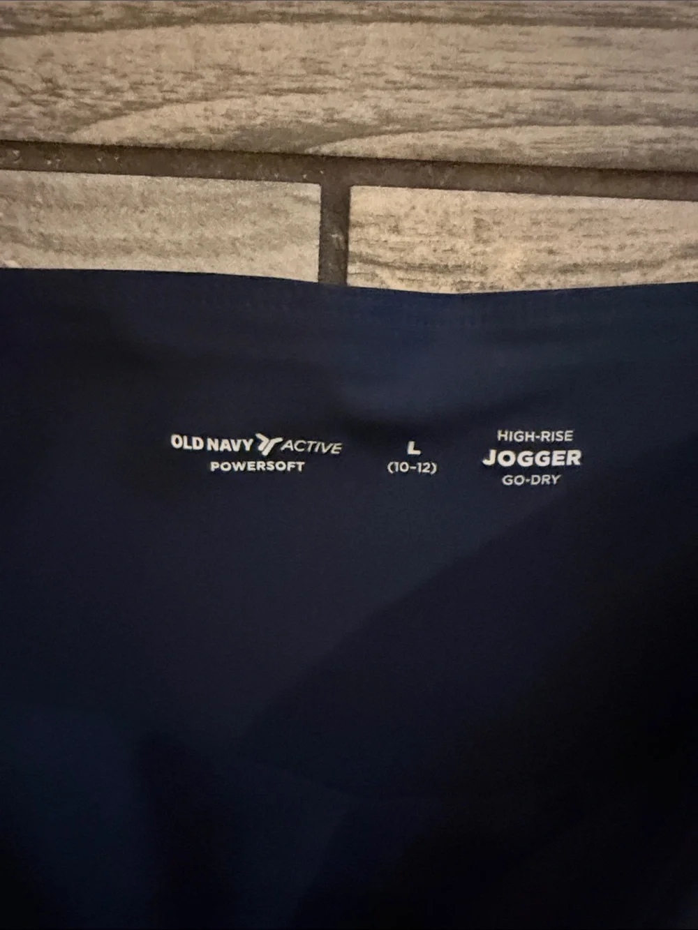 Old Navy Dark Navy High-Waist Jogger Pants with Pockets